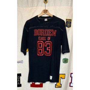 Vintage Borden High School Class of 83 Soffe T-Shirt: L/XL